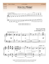 Away in a Manger Handbell sheet music cover Thumbnail